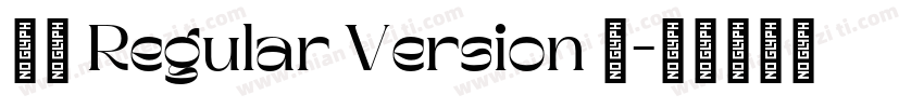 小愚 Regular Version 1字体转换